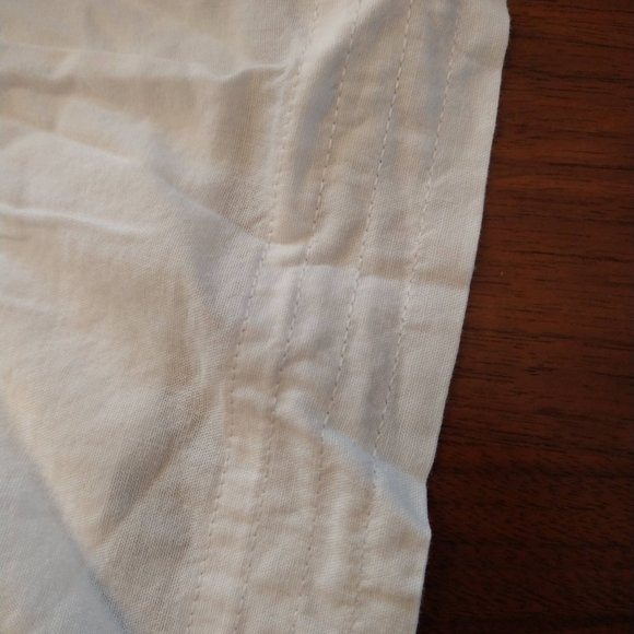 Old Navy Flutter-Sleeve Paneled T-Shirt 2X White Lillies - Picture 3 of 3